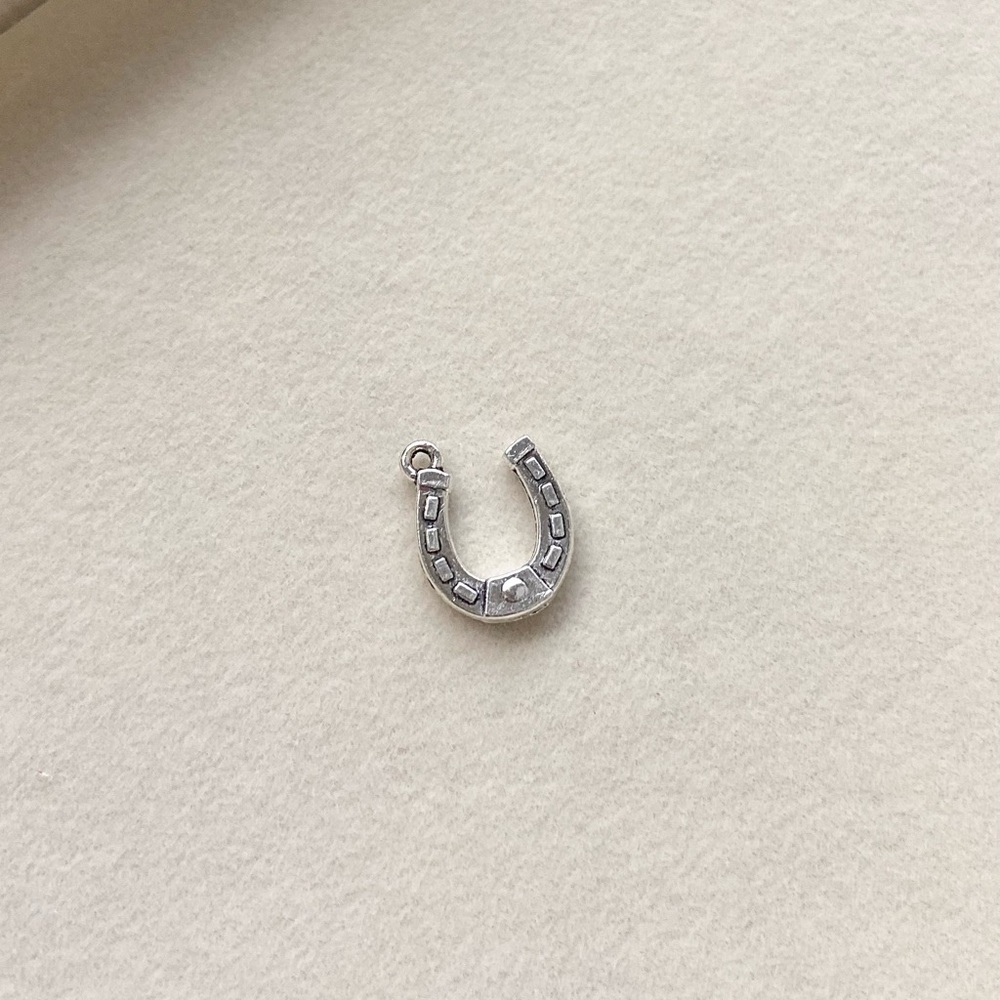 Silver Horseshoe Charm